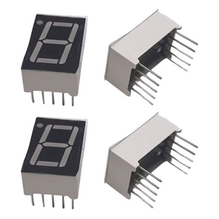 Display LED Azul 1 Dígito 0.56 Polegadas 10 Vias Cátodo Comum (5611AB)