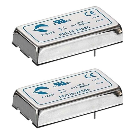P-DUKE FEC15-48S05 – Conversor Isolado DC/DC 48V para 5V 15W (3A)