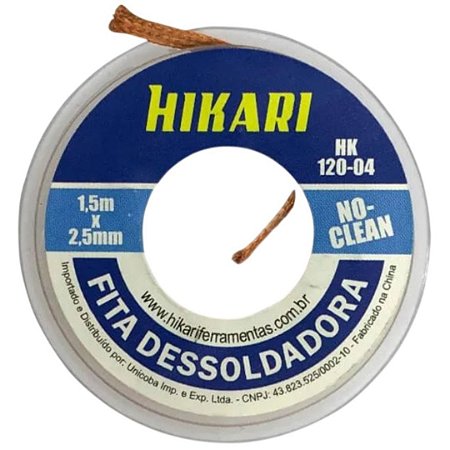 Malha Dessoldadora Profissional Modelo Hikari HK-120-04 - 2,5mm