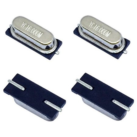 Oscilador de Quartzo SMD 16MHz Meia Caneca para Eletrônica