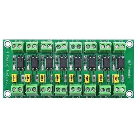 Módulo de Isolação Óptica 8 Canais com Optoacoplador PC817