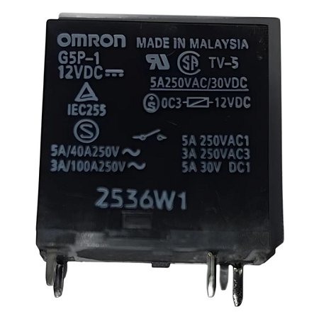 Relé de Potência OMRON G5P-1 Bobina 12VDC 4 Pinos