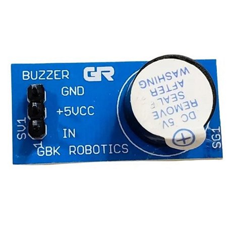 Buzzer Eletrônico Ativo 5V Tipo Módulo – SG1
