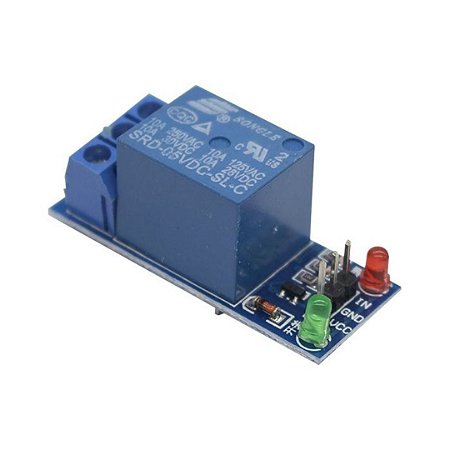 Módulo Relé Arduino 5V 1CH 10A com SRD-05VDC-SL-C