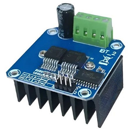 Módulo Driver Motor DC Ponte H BTS7960 43A Potência Elevada