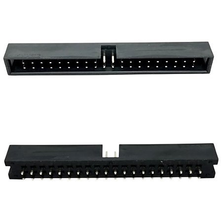 Box Header 40 Vias 2x20 Pitch Padrão 180° Sem Ejetor para Placa PCI