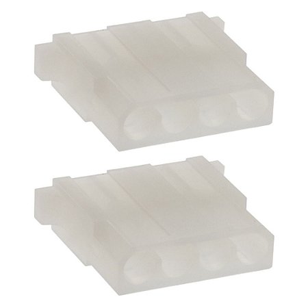Housing Conector Fêmea Molex 4P 5.08mm Terminal Elétrico (15-24-4048)