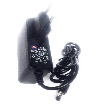 Fonte de Alimentação 12VDC 1A Plug 5.5x2.1mm Bivolt