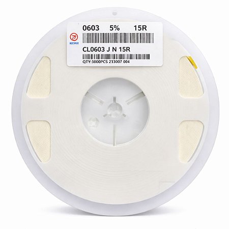 Resistor 15 Ohm 0603 1/10W 5% CL0603 J N 15R – 5000PCS