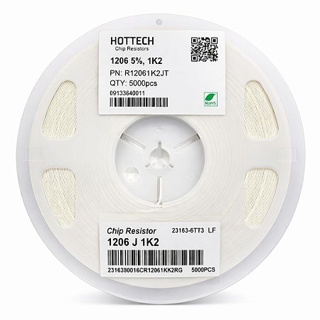 Resistor 1K2 Ohm 1206 1/4W 5% RI1206L122JT – 5000PCS