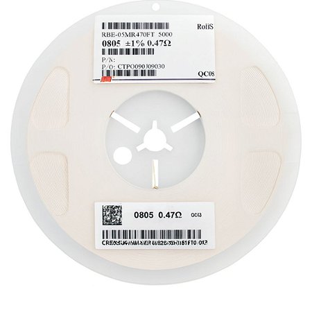 Resistor 0R47 Ohm 0805 1/8W 1% RBE-05MR470FT – 5000PCS