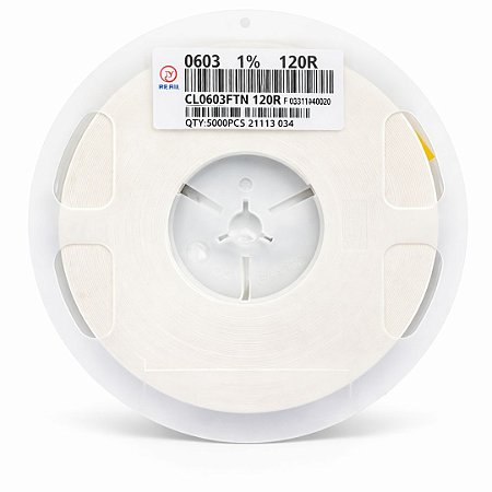 Resistor 120 Ohm 0603 1/10W 1% Yageo – 5000PCS