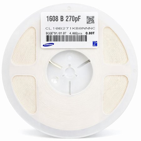 CL10B271KB8NNNC - Capacitor 270pF 50V X7R 0603 (1608) 10% - Rolo 4K