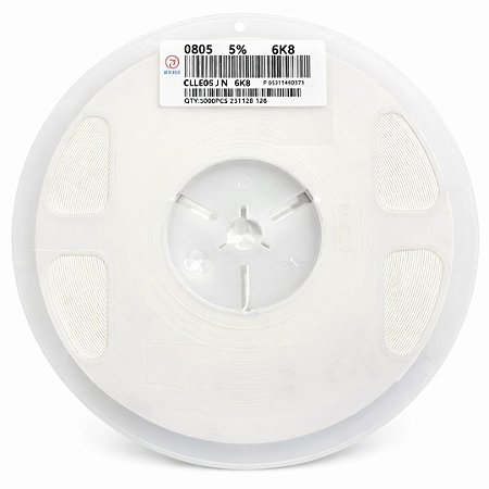 Resistor SMD 6.8KΩ 0805 5% CLLE05JN6K8 – 5.000 Peças em Rolo