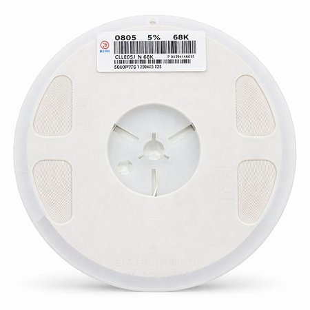 Resistor 68K SMD 0805 5% (CLLE05J N 68K) - Carretel 5.000 Peças