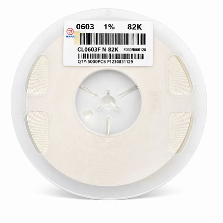 Resistor SMD 0603 82KΩ 1/10W 1% Thick Film (CL0603FN82K) Rolo 5000