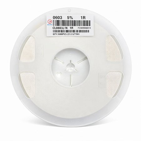 Resistor SMD 0603 1Ω 1/10W 5% Thick Film (CL0603JN1R) Rolo 5000