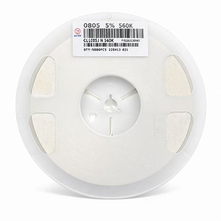 Resistor SMD 0805 560KΩ 1/8W 5% Thick Film (CLL05JN560K) Rolo 5000