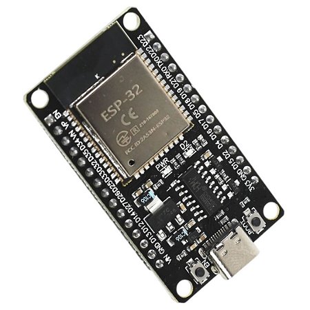 Placa ESP32 NodeMCU 30P WiFi/Bluetooth USB Tipo C e Chip Serial CH340