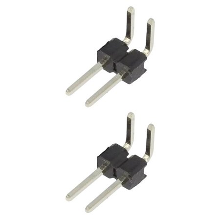 Header Macho 2 Vias 1x2 Pitch 2.54mm 90° DS1022-1x2RUF11-B