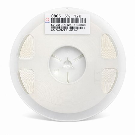 Resistor SMD 0805 12KΩ 1/8W 5% Thick Film (CLL05JN12K) Rolo 5000