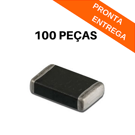 Resistor SMD 150K 0805 5% 1/8W – Kit com 100 Unidades