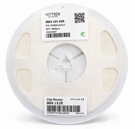 Resistor 82 Ohms SMD 0805 1/8W 5% RI0805L820JT – Carretel 5000 Peças