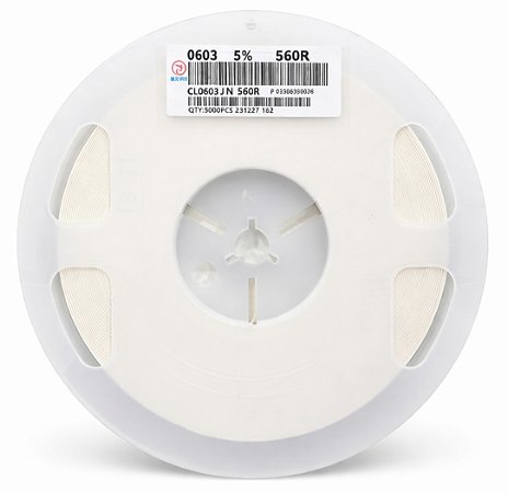 CL0603JN560R Resistor SMD 560 Ohm 0603 5% – Carretel 5.000 Peças