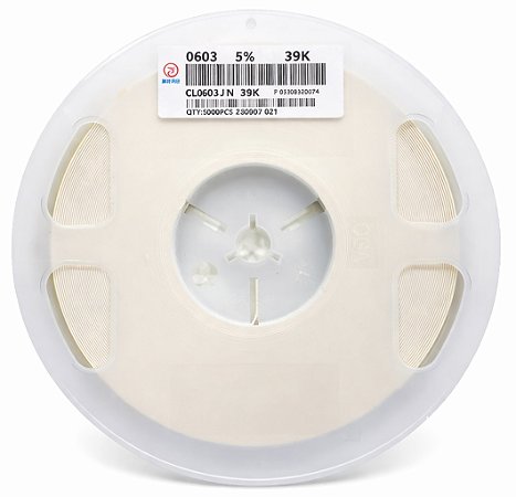 Rolo 5000x Resistor SMD 0603 39KΩ 5% CL0603JN39K Chip Resistor