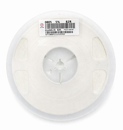 CCLE05JN82R - Resistor SMD 82 Ohm 5% 0805 - Rolo 5.000 Peças