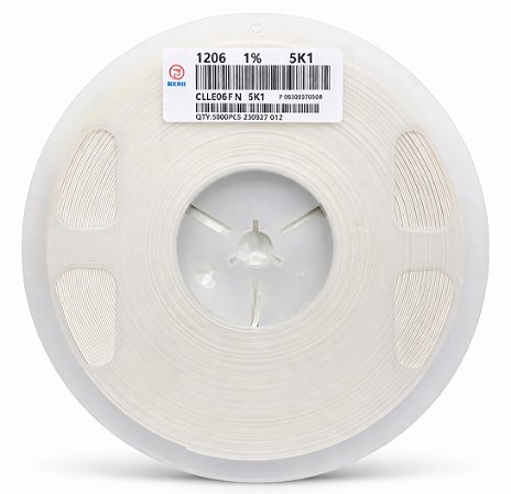 CLLE06FN5K1 Resistor Chip SMD 5K1 5.1KΩ 1206 1% – Rolo 5000 Unidades