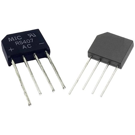 Ponte Retificadora - Ponte Diodo RS407AC 4A 1000V