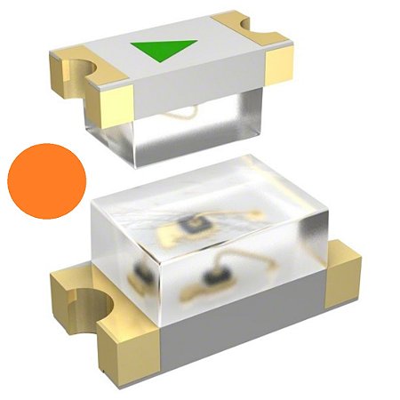 Diodo LED SMD 0603 Laranja 606nm 20mA LO L296-R2S2-24-0-20-R18-ZR-MM
