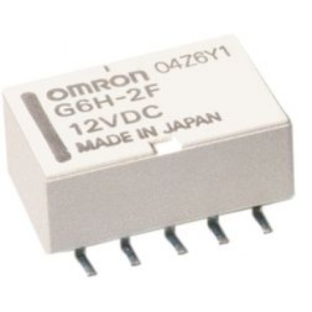 Relé G6H-2F 12VDC DPDT 2 Contatos Reversíveis
