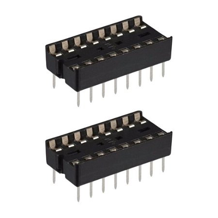 Soquete Estampado 16 Pinos MAC16 PTH