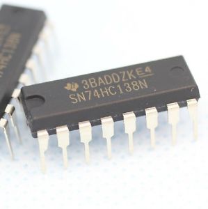 Circuito Integrado SN74HC138N DIP16 Decodificador Demultiplexador 3x8