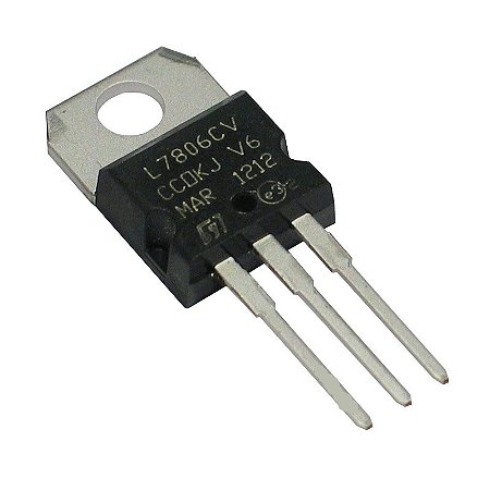 L7806CV Regulador Linear 6V 1.5A TO-220 Alta Estabilidade