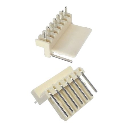 Conector Tipo KK 7P Macho 90 Graus 2.54mm Passo (5046-7)
