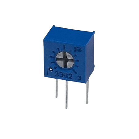 Trimpot Ajustável 10K 3362X-103 Vertical PTH ±10% 0.5W Cermet
