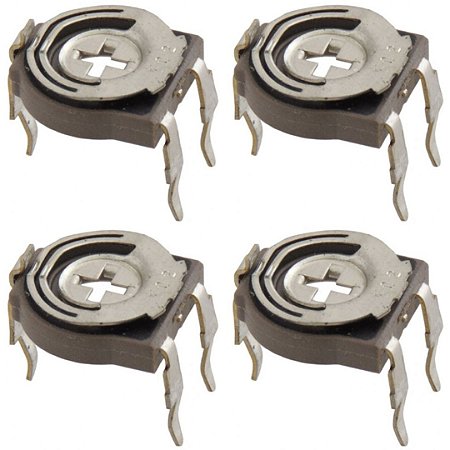 Trimpot Mini 10KΩ WH188B Horizontal Ajustável Lateral Cermet