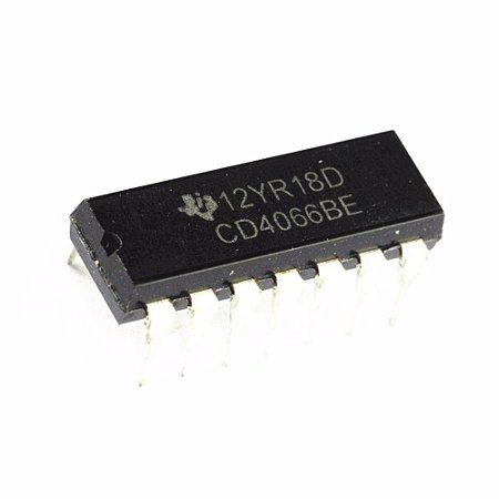 CD4066BE Quad Bilateral Switch CMOS 4x SPST DIP-14 Texas