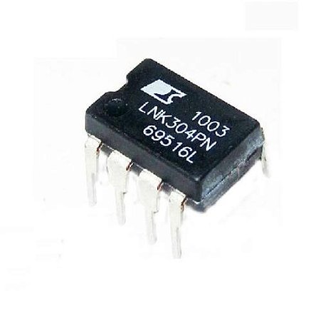 LNK304PN IC Conversor AC-DC Offline 85-265V DIP8 LinkSwitch-TN