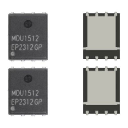 MDU1512 MOSFET Canal N 30V 100A Baixa Rds(on) DFN5x6 SMD