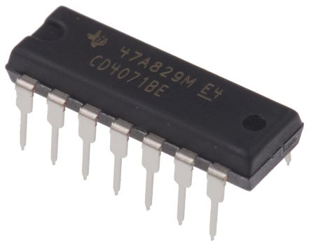 CD4071BE IC Lógico CMOS Quad 2-Input OR Gate DIP-14 TI