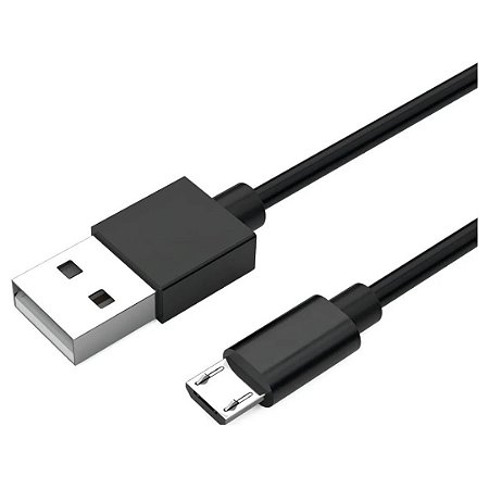 Cabo de Dados e Energia Micro USB Tipo V8 1m Compatível Android