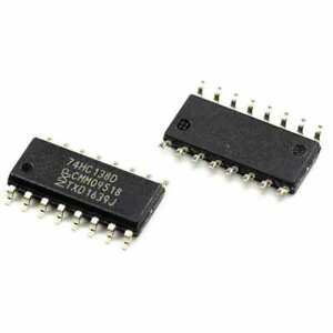 74HC138D CI Lógico Decodificador 3:8 CMOS HC SOIC-16 SMD