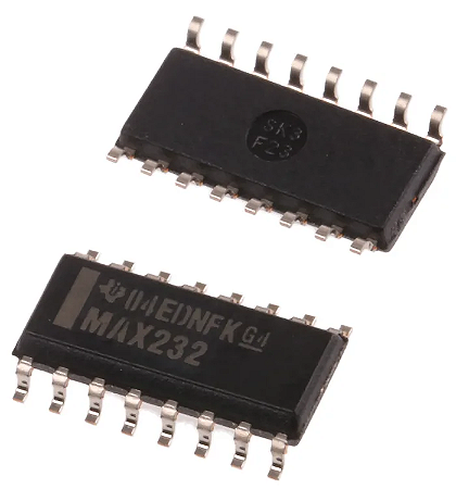 MAX232DR CI SOIC-16 Conversor Nível RS232 TTL/CMOS Texas