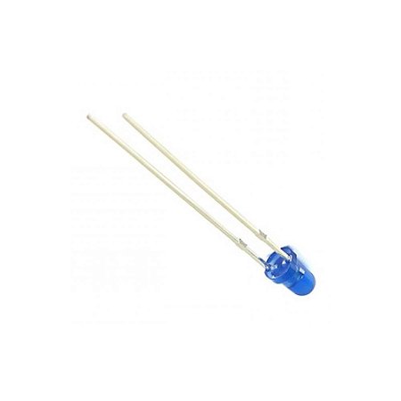 LED 3mm Azul Fosco Difuso 1000mcd Alta Intensidade para Sinalização