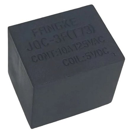 Relé JQC-3F T73 5V 10A 5 Terminais 125VAC Alta Confiabilidade