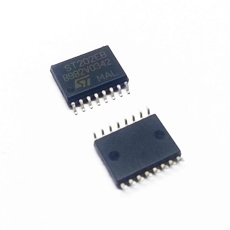 Circuito Integrado ST202EBR Transceptor RS-232 com Charge Pump SOIC-16